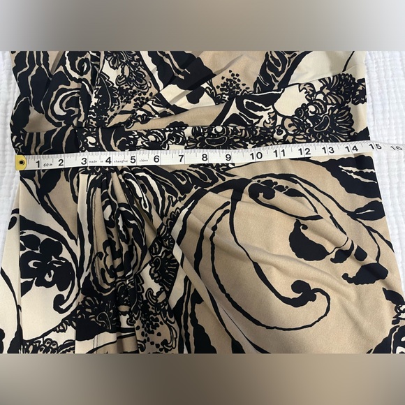 Dress Barn Neutral Multicolor Design Knee Length Dress - Picture 5 of 6